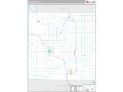 Wilson County, KS <br /> Wall Map <br /> Premium Style 2024 Map