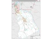 Campbell County, KY <br /> Wall Map <br /> Premium Style 2024 Map