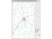 Graves County, KY <br /> Wall Map <br /> Premium Style 2024 Map