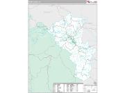 Perry County, KY <br /> Wall Map <br /> Premium Style 2024 Map