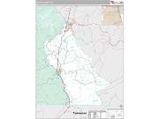 Whitley County, KY <br /> Wall Map <br /> Premium Style 2024 Map