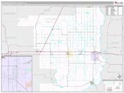 Jefferson Davis County, LA <br /> Wall Map <br /> Premium Style 2024 Map