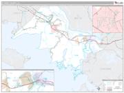 St. Mary County, LA <br /> Wall Map <br /> Premium Style 2024 Map