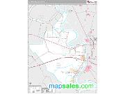 W. Baton Rouge County, LA <br /> Wall Map <br /> Premium Style 2024 Map