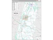 Berkshire County, MA <br /> Wall Map <br /> Premium Style 2024 Map