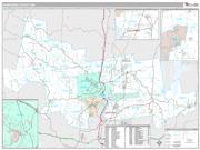 Hampshire County, MA <br /> Wall Map <br /> Premium Style 2024 Map