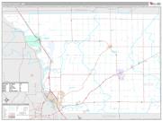 Benton County, MN <br /> Wall Map <br /> Premium Style 2024 Map