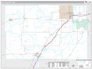Carlton County, MN <br /> Wall Map <br /> Premium Style 2024 Map