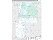 Cass County, MN <br /> Wall Map <br /> Premium Style 2024 Map