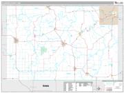 Fillmore County, MN <br /> Wall Map <br /> Premium Style 2024 Map