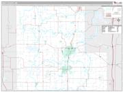 Isanti County, MN <br /> Wall Map <br /> Premium Style 2024 Map