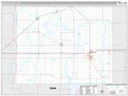 Jackson County, MN <br /> Wall Map <br /> Premium Style 2024 Map