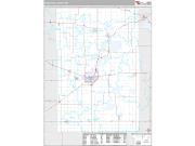Kandiyohi County, MN <br /> Wall Map <br /> Premium Style 2024 Map