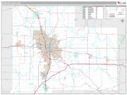 Olmsted County, MN <br /> Wall Map <br /> Premium Style 2024 Map