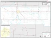 Pennington County, MN <br /> Wall Map <br /> Premium Style 2024 Map