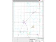 Pipestone County, MN <br /> Wall Map <br /> Premium Style 2024 Map