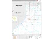 Traverse County, MN <br /> Wall Map <br /> Premium Style 2024 Map