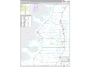 Bolivar County, MS <br /> Wall Map <br /> Premium Style 2024 Map