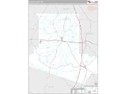 Carroll County, MS <br /> Wall Map <br /> Premium Style 2024 Map