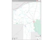 Choctaw County, MS <br /> Wall Map <br /> Premium Style 2024 Map