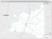 Claiborne County, MS <br /> Wall Map <br /> Premium Style 2024 Map