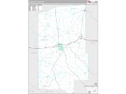 Lawrence County, MS <br /> Wall Map <br /> Premium Style 2024 Map