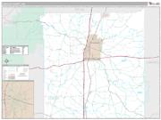 Lincoln County, MS <br /> Wall Map <br /> Premium Style 2024 Map