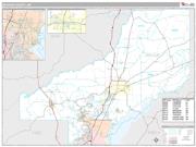 Madison County, MS <br /> Wall Map <br /> Premium Style 2024 Map