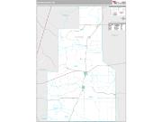 Quitman County, MS <br /> Wall Map <br /> Premium Style 2024 Map
