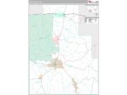 Tippah County, MS <br /> Wall Map <br /> Premium Style 2024 Map