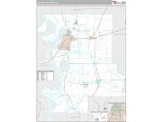 Washington County, MS <br /> Wall Map <br /> Premium Style 2024 Map