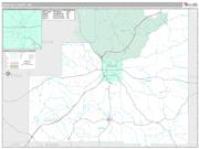 Winston County, MS <br /> Wall Map <br /> Premium Style 2024 Map
