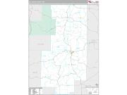 Bollinger County, MO <br /> Wall Map <br /> Premium Style 2024 Map