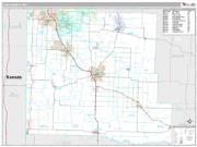 Cass County, MO <br /> Wall Map <br /> Premium Style 2024 Map