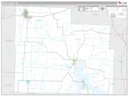 Cedar County, MO <br /> Wall Map <br /> Premium Style 2024 Map