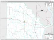 Clark County, MO <br /> Wall Map <br /> Premium Style 2024 Map