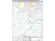 Franklin County, MO <br /> Wall Map <br /> Premium Style 2024 Map