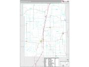 Harrison County, MO <br /> Wall Map <br /> Premium Style 2024 Map