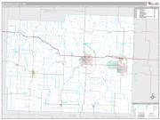 Johnson County, MO <br /> Wall Map <br /> Premium Style 2024 Map