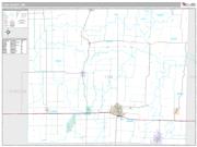 Linn County, MO <br /> Wall Map <br /> Premium Style 2024 Map