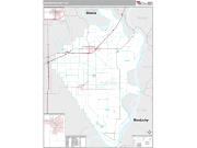 Mississippi County, MO <br /> Wall Map <br /> Premium Style 2024 Map