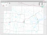 Monroe County, MO <br /> Wall Map <br /> Premium Style 2024 Map