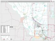 Platte County, MO <br /> Wall Map <br /> Premium Style 2024 Map