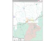 Pulaski County, MO <br /> Wall Map <br /> Premium Style 2024 Map