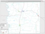 Schuyler County, MO <br /> Wall Map <br /> Premium Style 2024 Map