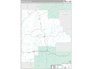 Shannon County, MO <br /> Wall Map <br /> Premium Style 2024 Map