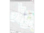 Warren County, MO <br /> Wall Map <br /> Premium Style 2024 Map