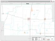 Worth County, MO <br /> Wall Map <br /> Premium Style 2024 Map