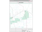 Dawes County, NE <br /> Wall Map <br /> Premium Style 2024 Map