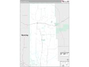 Sioux County, NE <br /> Wall Map <br /> Premium Style 2024 Map